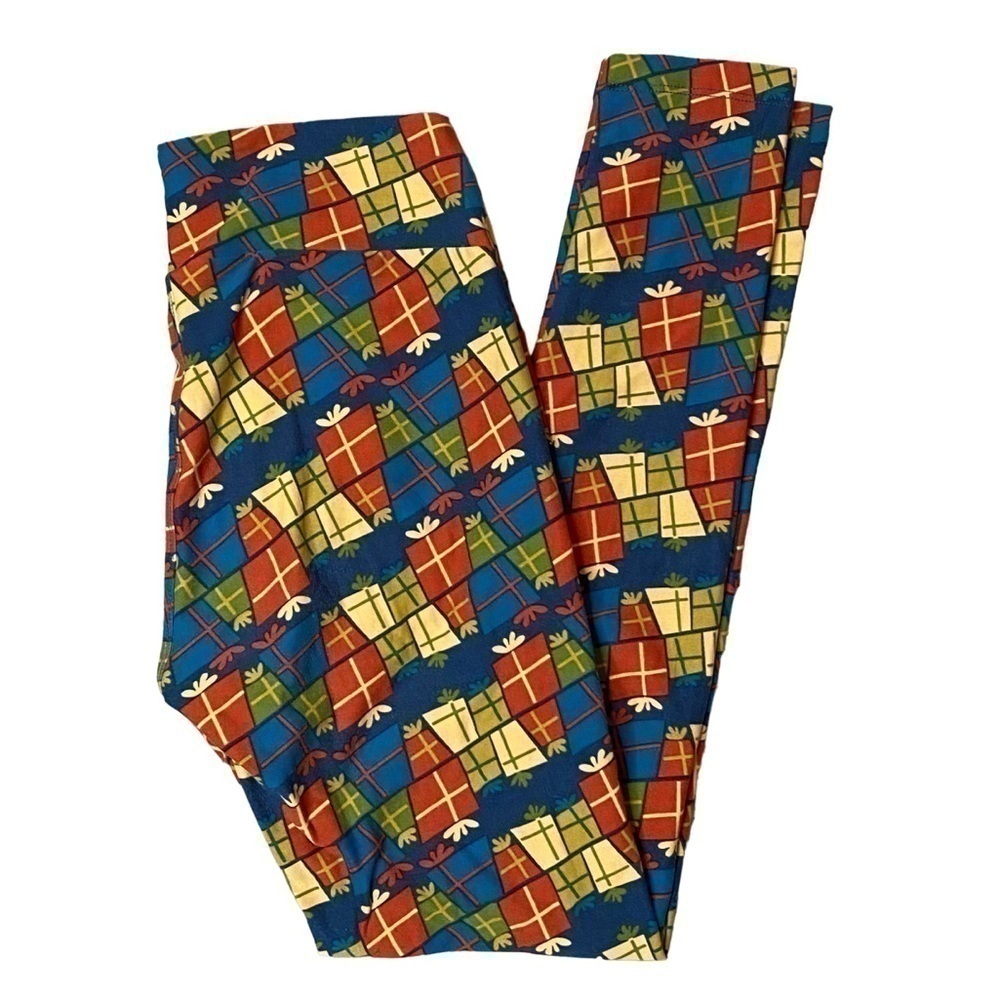 LULAROE PRESENT 🎁 PATTERNED SPANDEX LEGGINGS ONE SIZE